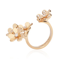 Frivole Between The Finger Ring in 18k Yellow Gold 0.37 CTW