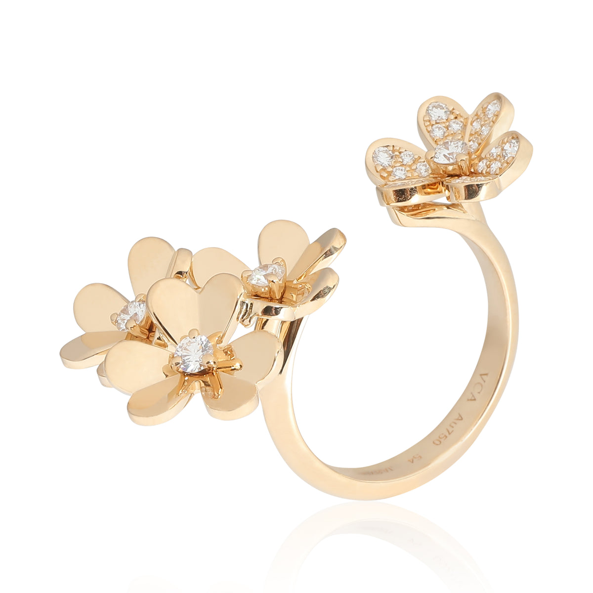 Frivole Between The Finger Ring in 18k Yellow Gold 0.37 CTW