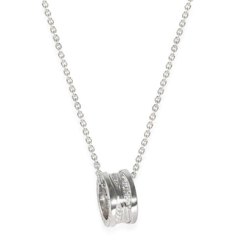 B.zero1 Pendant in 18k White Gold 0.19 CTW