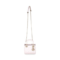 Lotus Pearlescent Cannage Lambskin Mini Lady Dior