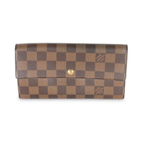 Damier Ebene Canvas Sarah Wallet