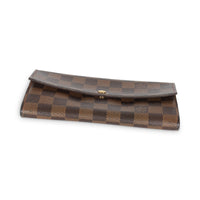 Damier Ebene Canvas Sarah Wallet