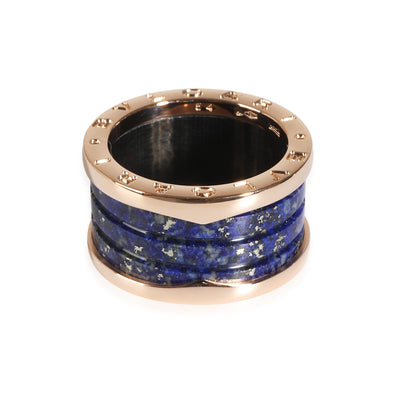 B.zero1 Lapis Lazuli Ring in 18k Rose Gold