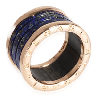 B.zero1 Lapis Lazuli Ring in 18k Rose Gold