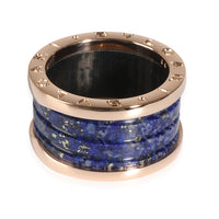 B.zero1 Lapis Lazuli Ring in 18k Rose Gold