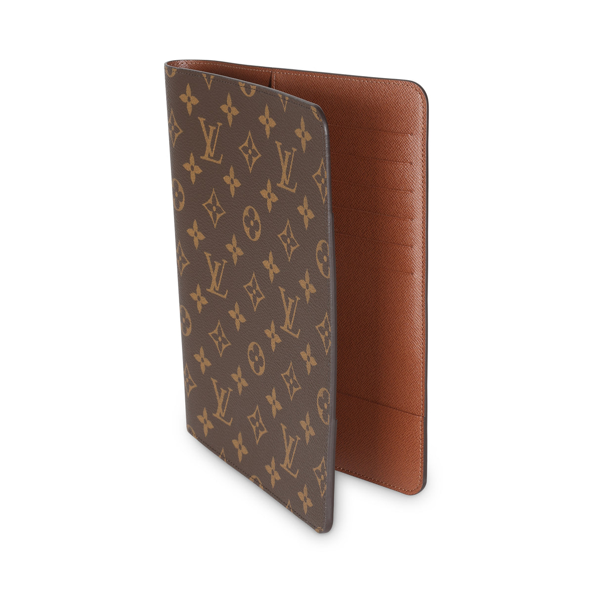 Monogram Canvas Desk Agenda Cover