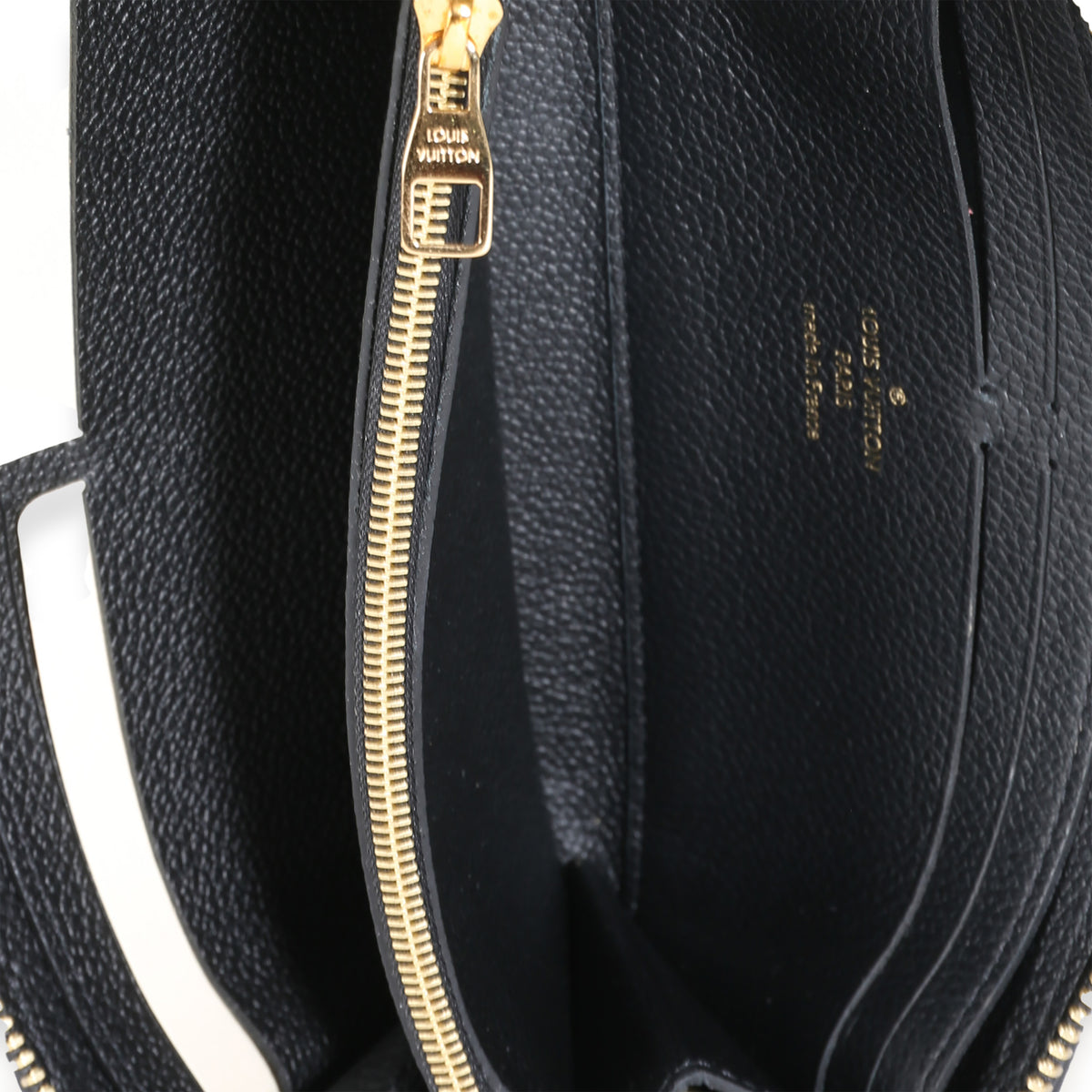 Black Monogram Empreinte Clemence Wallet