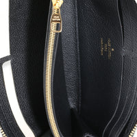 Black Monogram Empreinte Clemence Wallet