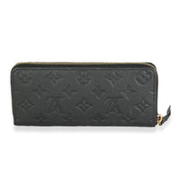 Black Monogram Empreinte Clemence Wallet