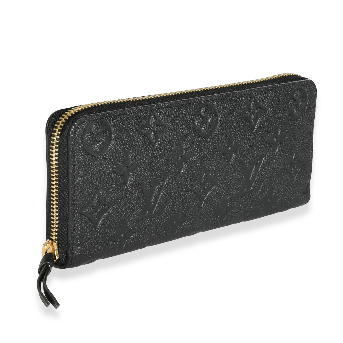 Black Monogram Empreinte Clemence Wallet