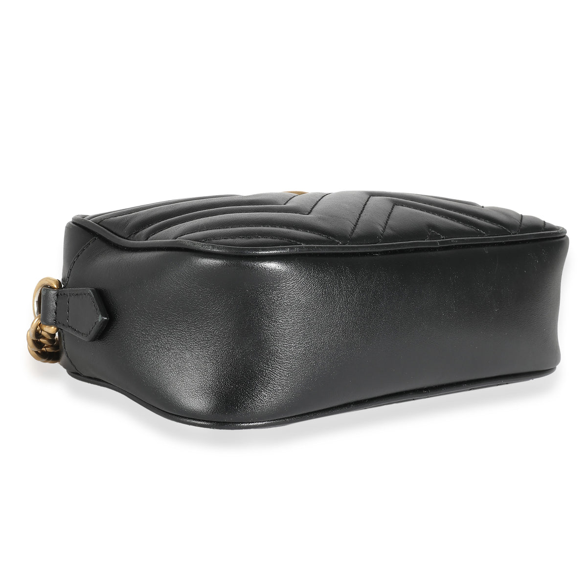 Black Matelasse Small GG Marmont Camera Bag