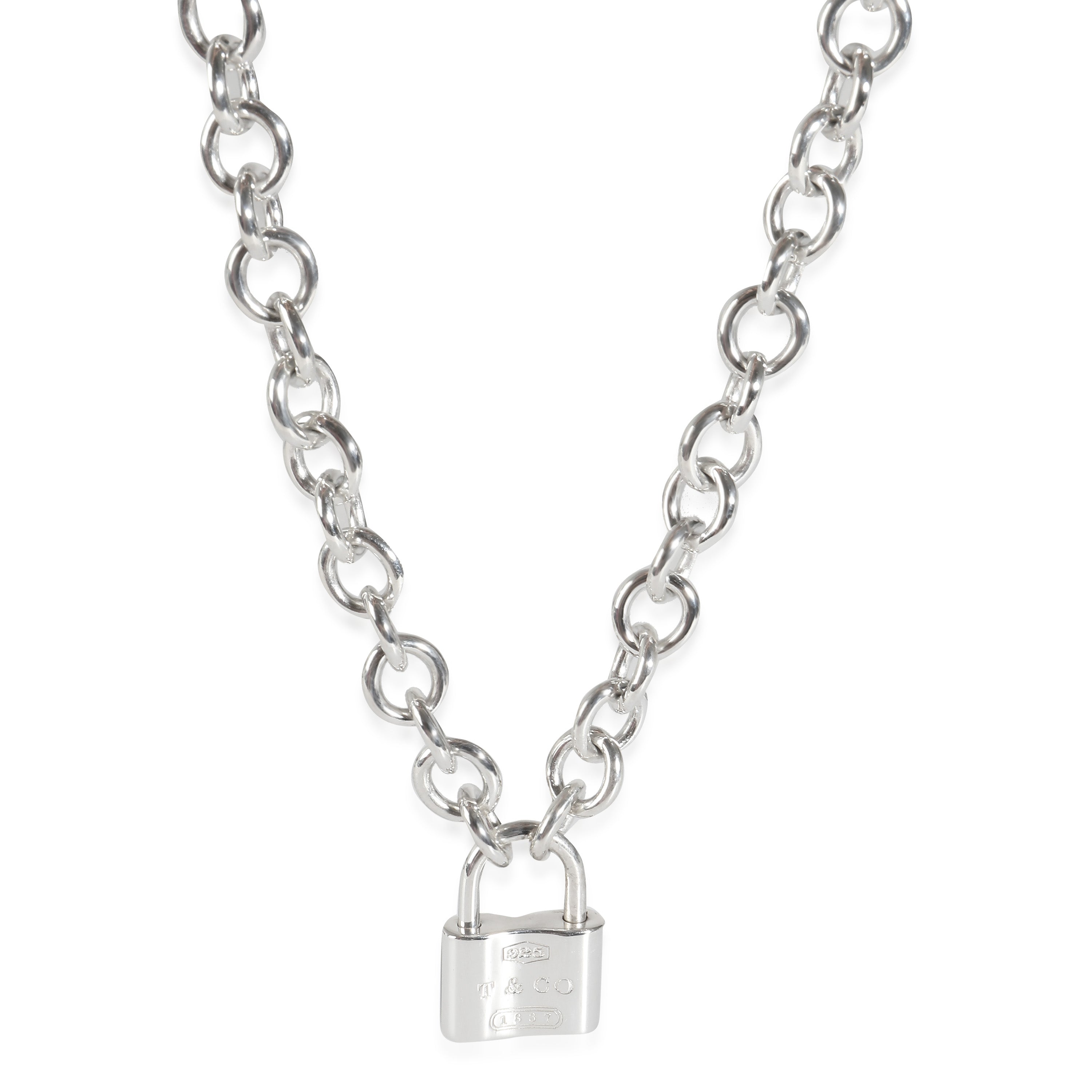 Tiffany & Co. 1837 Lock Necklace in Sterling Silver | myGemma 
