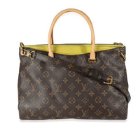 Pistache Monogram Canvas Pallas