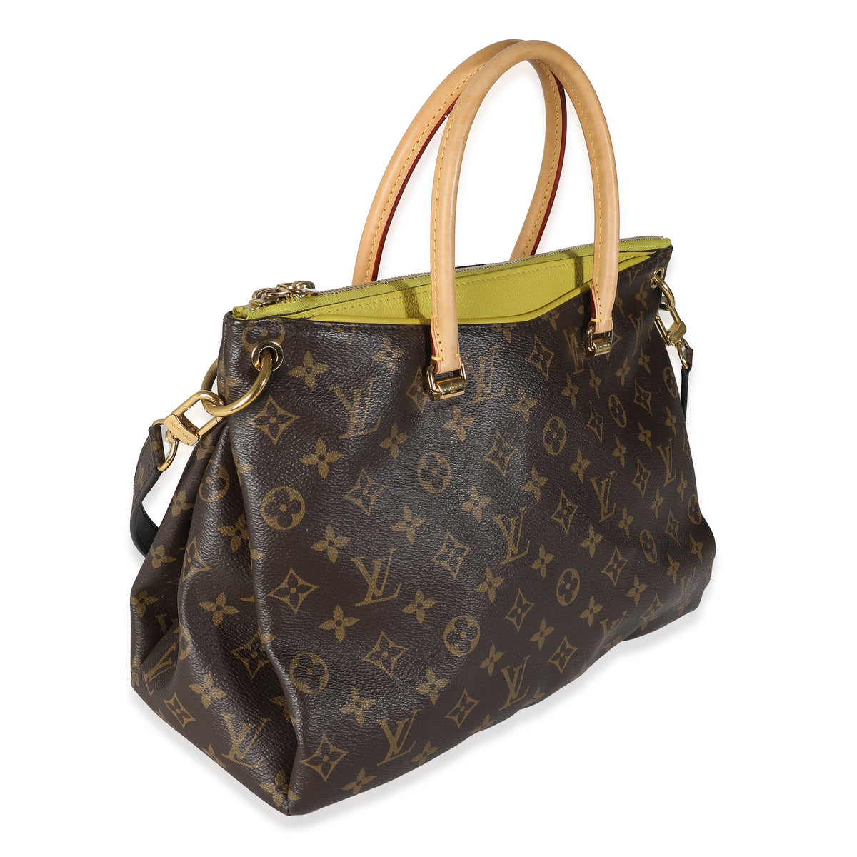 Pistache Monogram Canvas Pallas