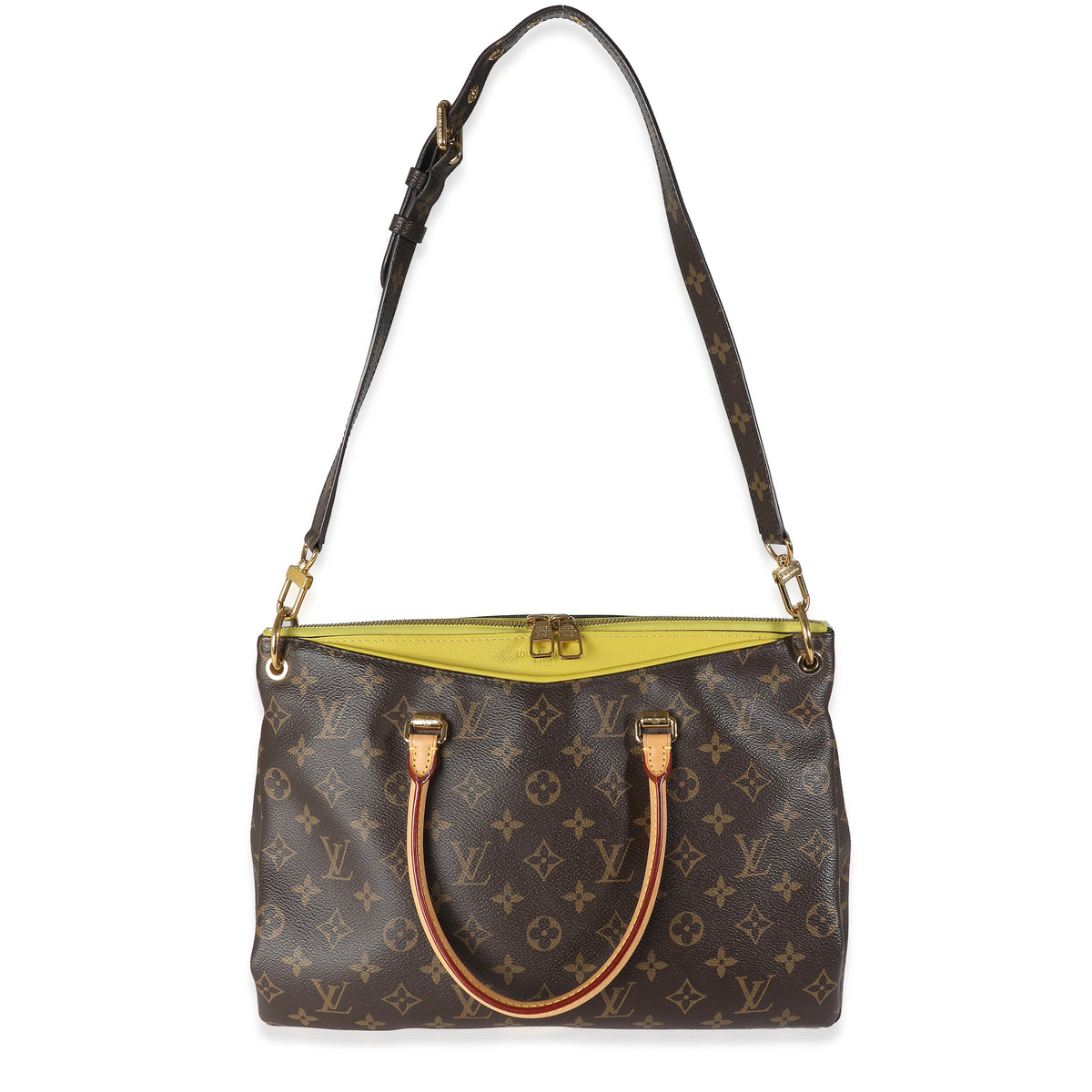 Pistache Monogram Canvas Pallas