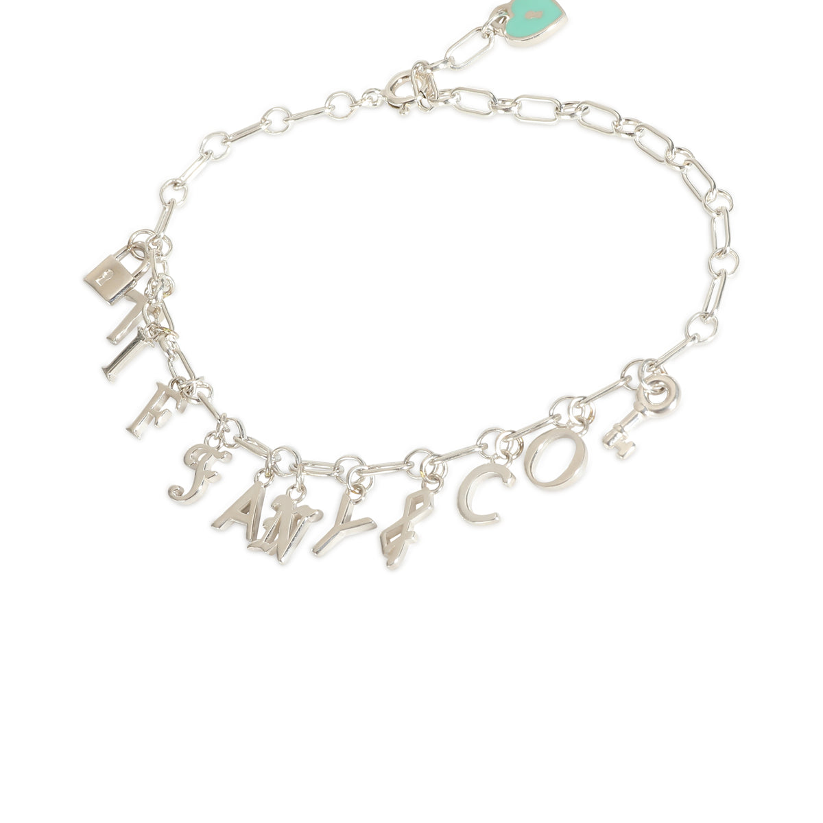 Notes Logo Charm Bracelet in  Sterling Silver