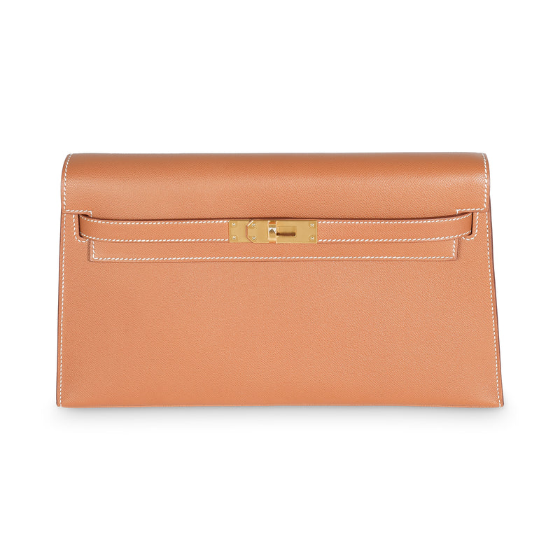 Hermès Gold Madame Kelly Elan GHW Handbag fv
