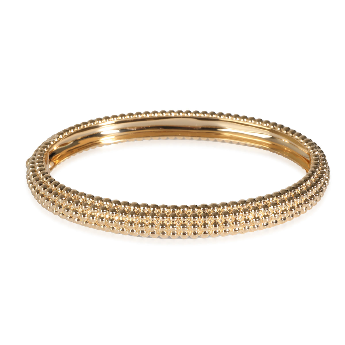 Perlee 5 Row Bangle in 18KT Yellow Gold , Size Medium