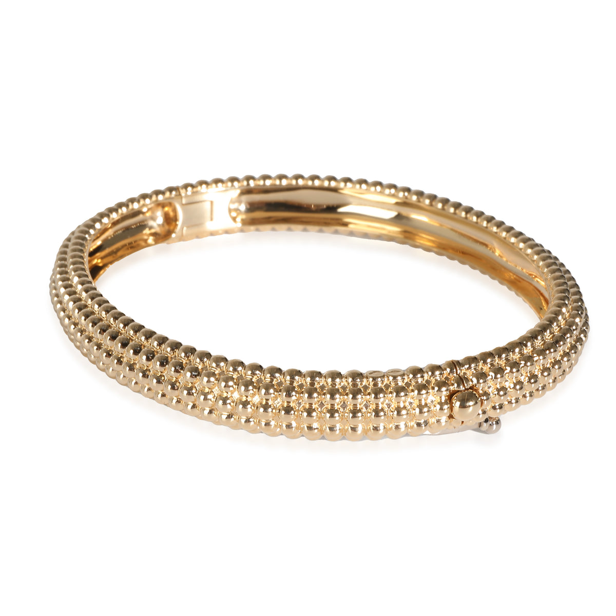 Perlee 5 Row Bangle in 18KT Yellow Gold , Size Medium