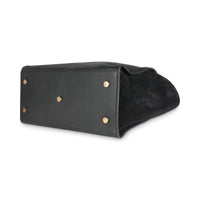 Black Smooth Calfskin Monogram Downtown Cabas