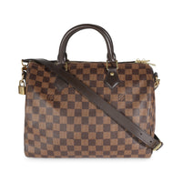 Damier Ebene Canvas Speedy Bandouliere 30