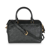 Black Monogram Empreinte Speedy Bandouliere 25