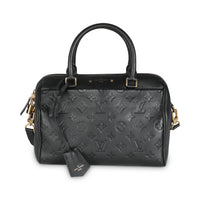 Black Monogram Empreinte Speedy Bandouliere 25