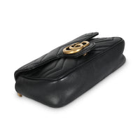 Black Matelasse Calfskin Super Mini Marmont