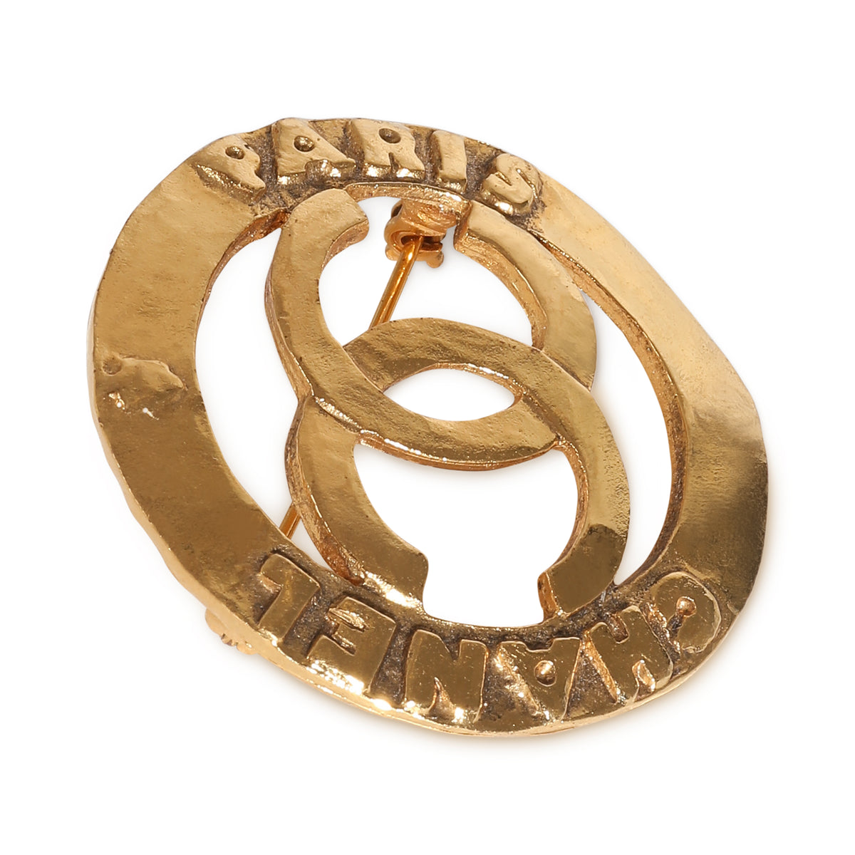 Chanel Vintage Brooch in  Gold Plated sv