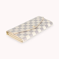 Damier Azur Canvas Sarah Wallet