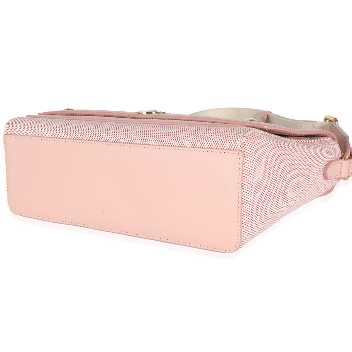 Pink Canvas Medium Note Crossbody Bag