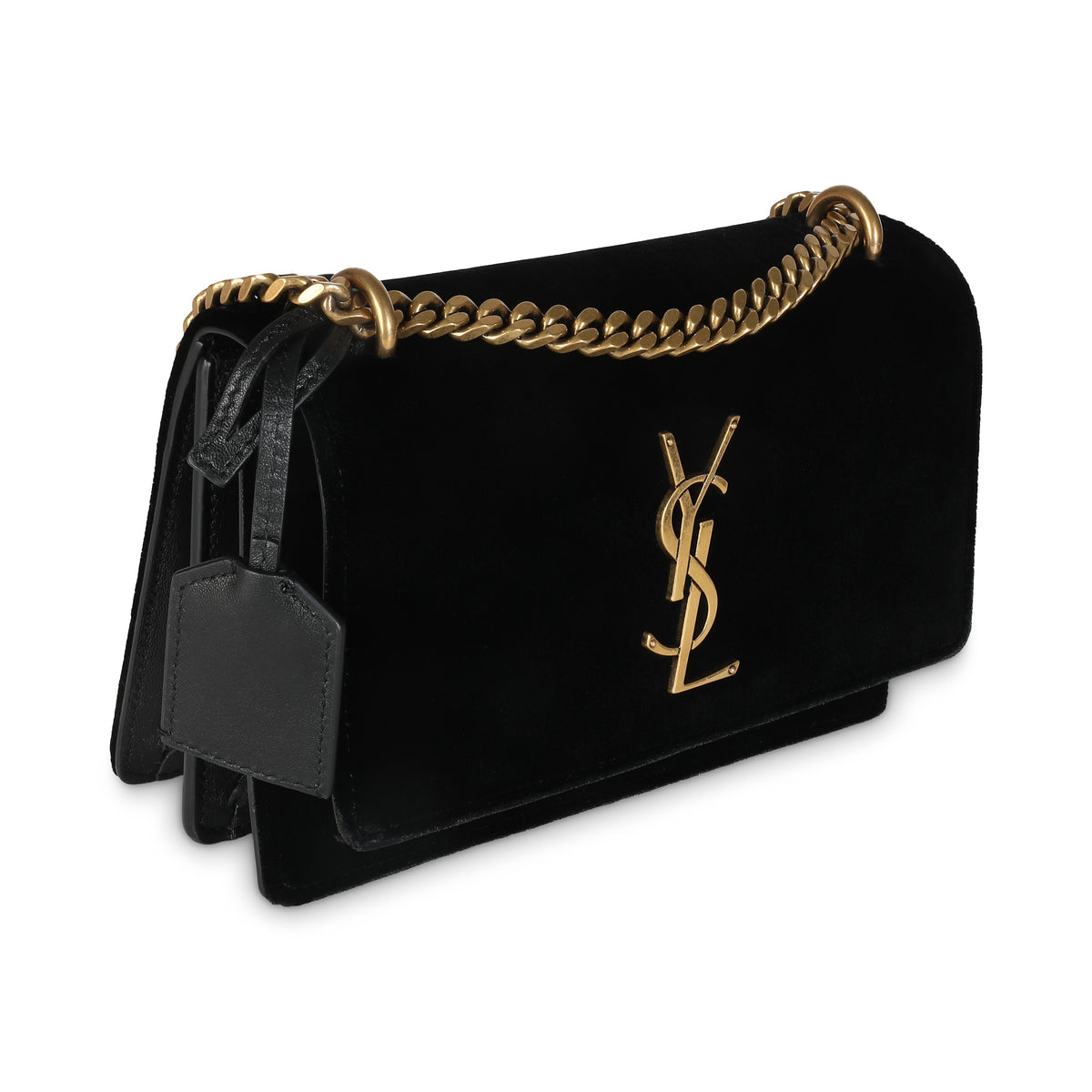 Black Velvet Small Sunset Bag