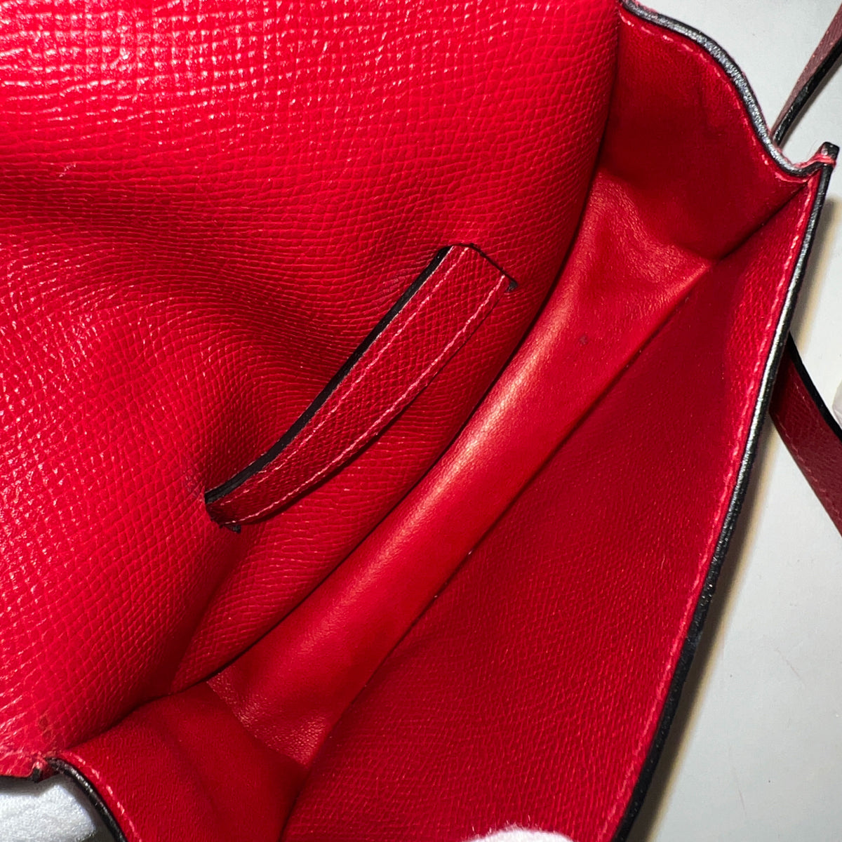 Rouge Vif Courchevel Pochette Belt Bag GHW