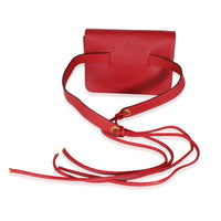 Rouge Vif Courchevel Pochette Belt Bag GHW