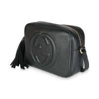 Black Pebbled Calfskin Soho Disco Crossbody