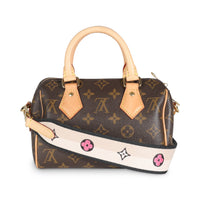 Black Monogram Canvas Speedy Bandouliere 20