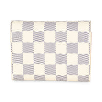 Rose Ballerine Damier Azur Canvas Victorine Wallet