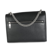 Black Calfskin Mylockme Chain Bag