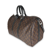 Monogram Macassar Keepall Bandouliere 45