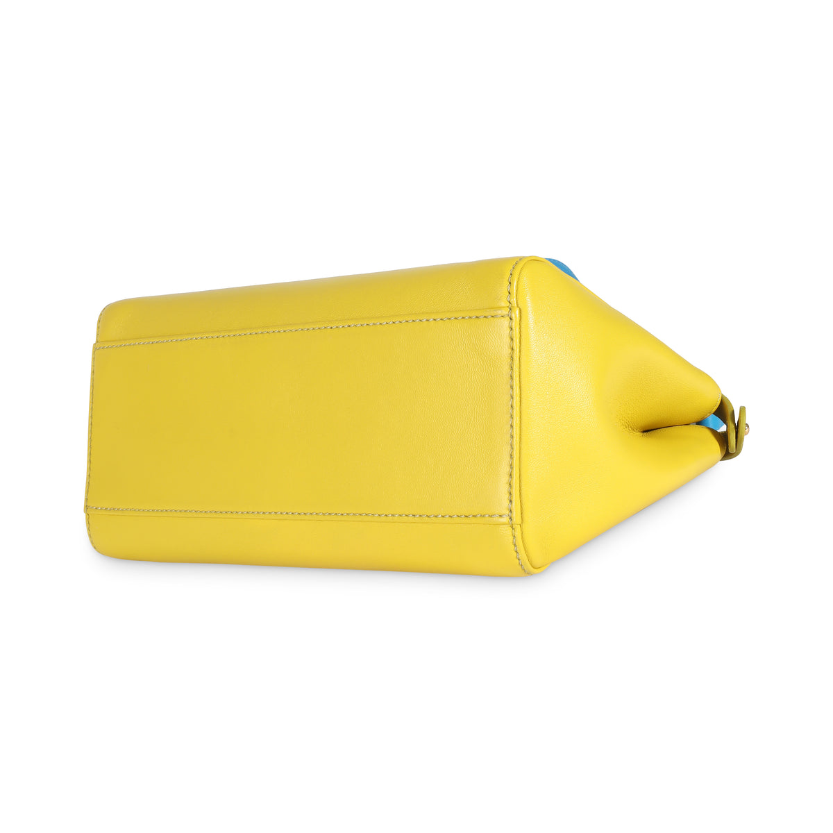 Yellow Blue Colorblock Nappa Mini Peekaboo