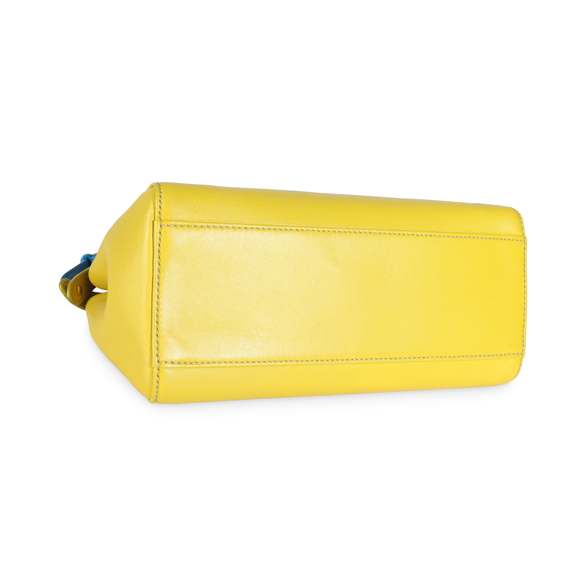 Yellow Blue Colorblock Nappa Mini Peekaboo