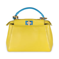 Yellow Blue Colorblock Nappa Mini Peekaboo