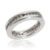 BVLGARI B.zero1 Ring in 18k White Gold 0.45 CTW bv