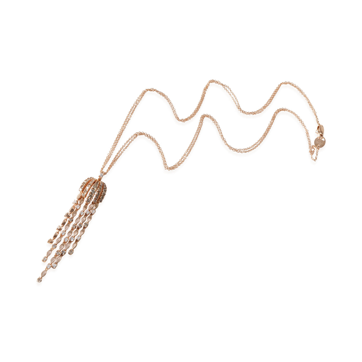 Sorgente Necklace in 18k Rose Gold 1.29 CTW