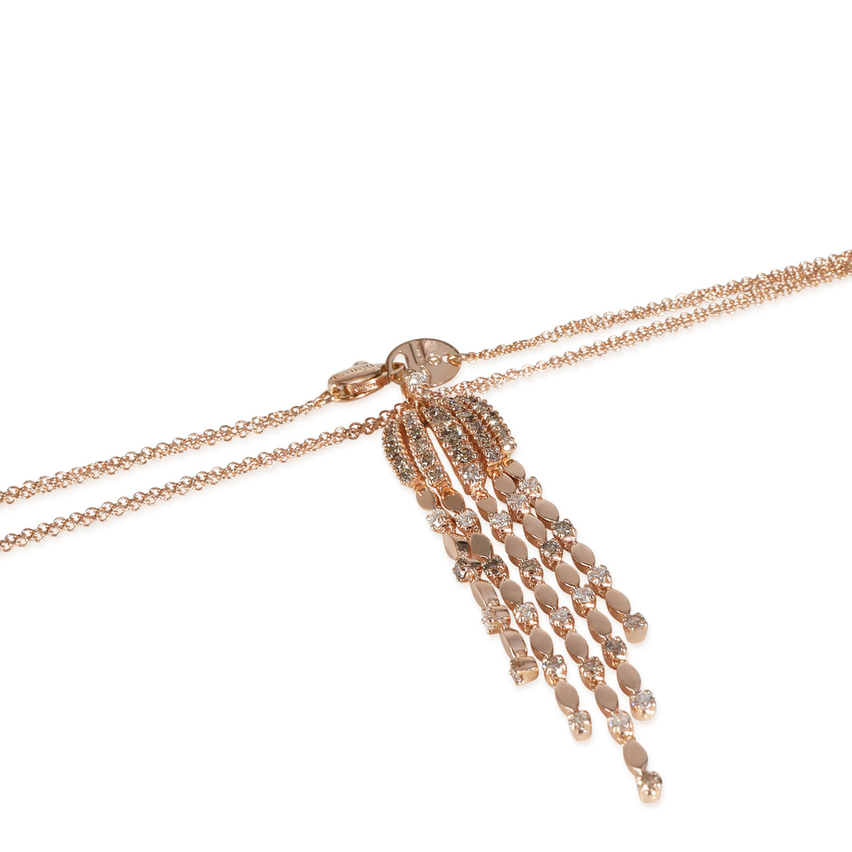 Sorgente Necklace in 18k Rose Gold 1.29 CTW