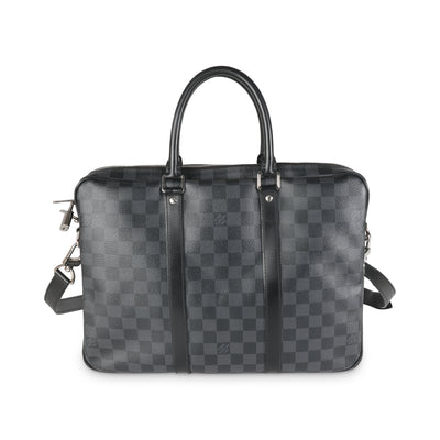 Damier Graphite Canvas Porte Documents Voyage PM