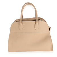 Dark Taupe Matte Grained Calfskin Soft Margaux 15 Bag