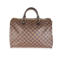 Damier Ebene Canvas Speedy Bandouliere 35