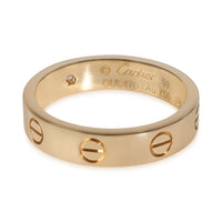 Love Wedding Band, 1 Diamond (Yellow Gold)