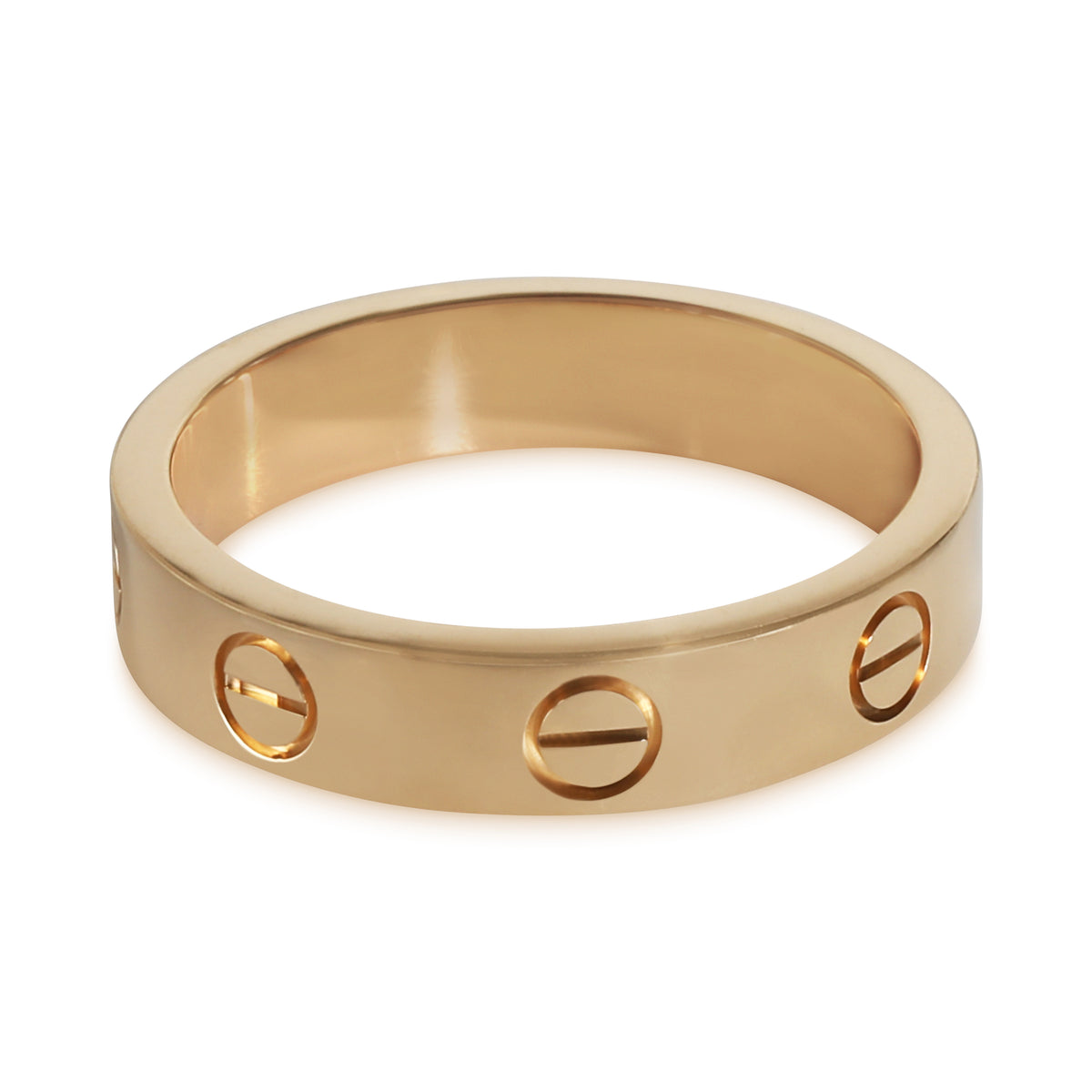 Love Wedding Band, 1 Diamond (Yellow Gold)